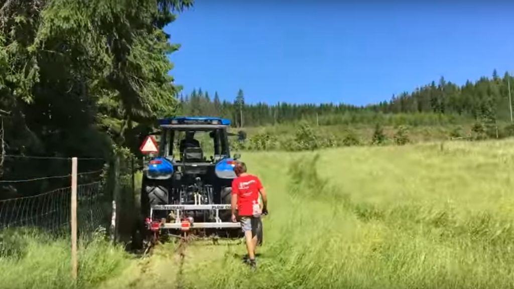 KEYLINE PLOW WORK TO PREP SALIX CUTTINGS DONE AND RIVER CAUGHT SALMON