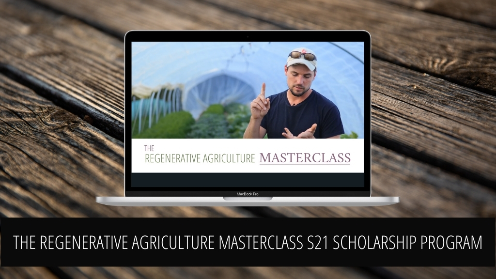 THE REGENERATIVE AGRICULTURE MASTERCLASS S21 SCHOLARSHIP PROGRAM